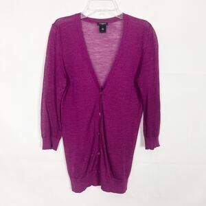 Ann Taylor 3/4 Sleeve Lightweight Cardigan Sweater Size XS